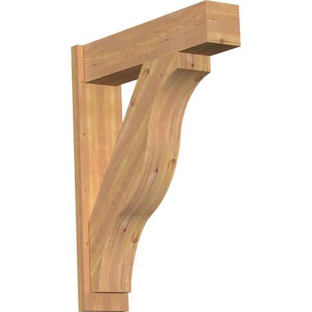 Ekena Millwork Funston Block Smooth Outlooker, Western Red Cedar, 7 1/2"W x 30"D x 38"H OUT08X30X38FST05SWR